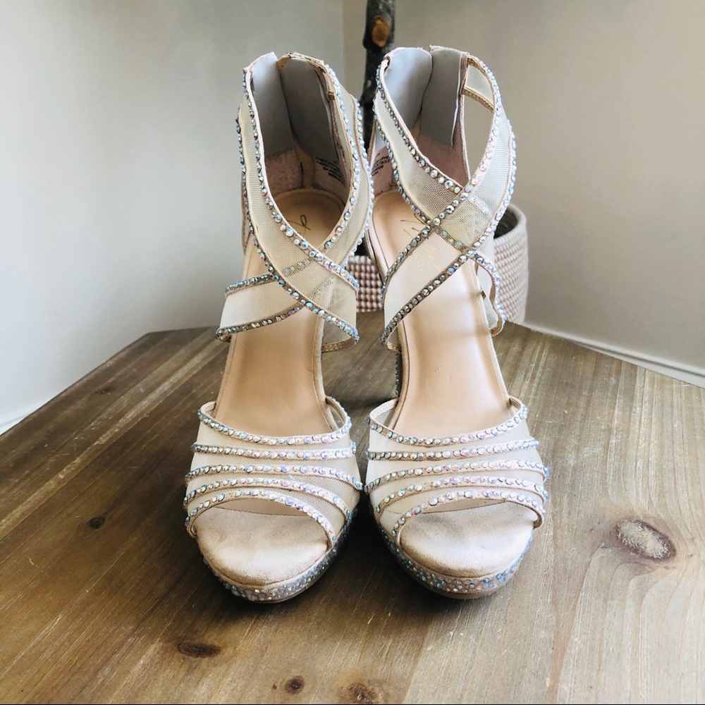 Thalia Platform Evening Sandals